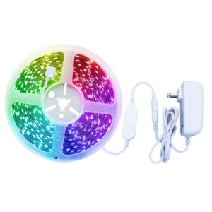 Smart Zigbee 3.0 LED Strip Lights 16.4ft Kit Work with Echo Plus Echo Studio Alexa Voice & APP Control RGB/RGB+W/C+W LED Lights for Bedroom Decoration, ZigBee Hub Bridge Required