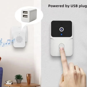 Tuya Smart Video Doorbell Wireless HD Camera PIR Motion Detection IR Alarm Security Door Bell Wi-Fi Intercom for Home Apartment